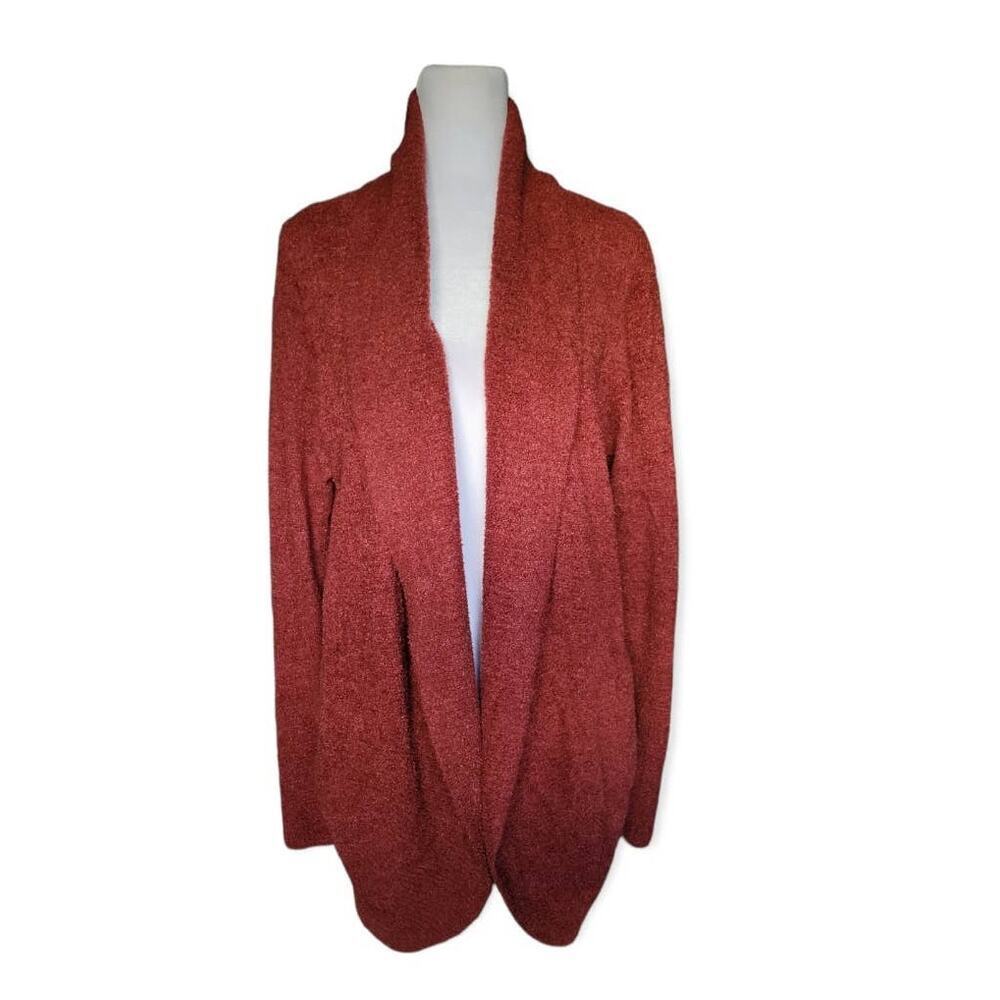 NEW Max & Mia Cardigan Sweater‎ Rust Color Size Medium Cozy Soft Casual Lounge